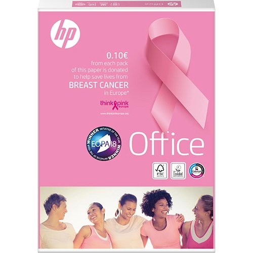 HP HP Office Pink Ream kopieerpapier, ft A4, 80 g, pak van 500 vel