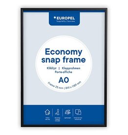 Europel Europel clicklijst Economy, 25 mm, ft A0, zwart