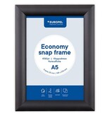 Europel Europel Clicklijst Economy, lijst 25 mm, ft A5, zwart