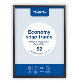 Europel Europel clicklijst Economy, 25 mm, ft B2, zwart