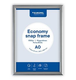 Europel Europel clicklijst Economy, 25 mm, ft A0, zilver