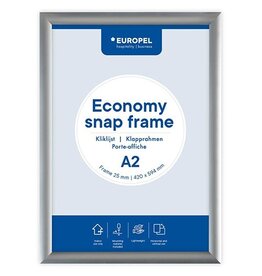 Europel Europel clicklijst Economy, 25 mm, ft A2, zilver