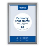 Europel Europel clicklijst Economy, lijst 25 mm, ft B2, zilver