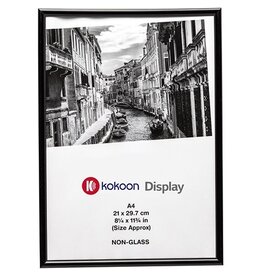 Kokoon Display fotokader, zwart, ft A4