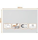 Nobo Nobo Infinity randloos whiteboard, staal, magnetisch, 90 x 60 cm