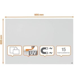 Nobo Nobo Infinity randloos whiteboard, staal, magnetisch, 90 x 60 cm