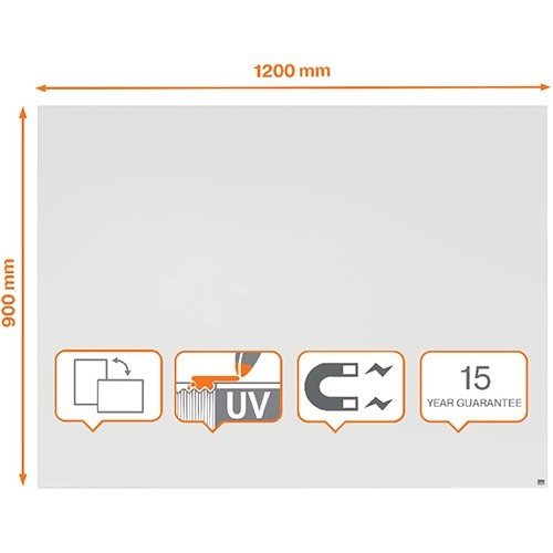Nobo Nobo Infinity randloos whiteboard, staal, magnetisch, 120 x 90 cm