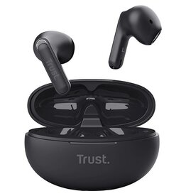 Trust Trust Yavi Bluetooth draadloze oortjes, noice cancelling earphones, zwart