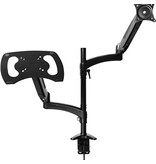 Trust Trust Mara monitorarm, dubbele arm met 1 laptoparm, zwart