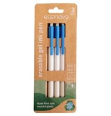 Econovo Econovo gelroller, 0,5 mm, blister van 3 stuks, blauw