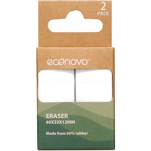 Econovo Econovo gum, wit, blister van 2 stuks