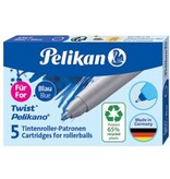 Pelikan PELIKAN VULLING VOOR PELIKANO/TWIST, BLAUW, DOOS MET 5 STUKS