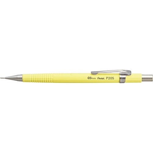 Pentel Pentel vulpotlood voor potloodstiften: 0,5 mm, pastel gele houder
