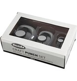 Merkloos Creativ Company ponsen set, cirkel, set van 3 stuks (25 - 49 - 75 mm)