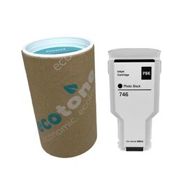 Ecotone Ecotone ink (replaces HP 746 P2V82A) photo black 300ml CC
