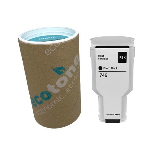 Ecotone Ecotone ink (replaces HP 746 P2V82A) photo black 300ml CC