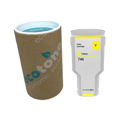 Ecotone Ecotone ink (replaces HP 746 P2V79A) yellow 300ml CC