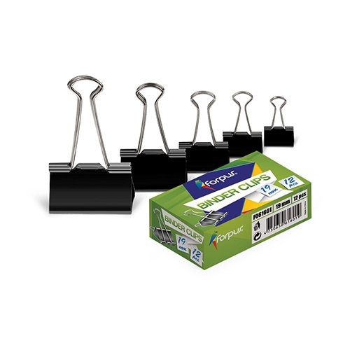 Forpus Forpus Binder clips 50mm, 12 stuks