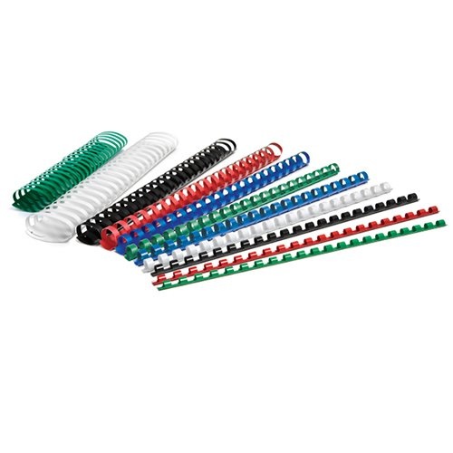 Forpus Forpus Inbindring 20mm 21-rings, zwart 100st.