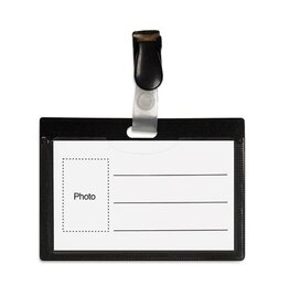 Forpus Forpus Badge clip 54x90 mm zwart
