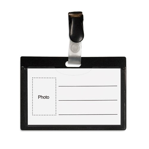 Forpus Forpus Badge clip 54x90 mm zwart