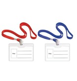 Forpus Forpus Badge koord 54x90mm transparent rood