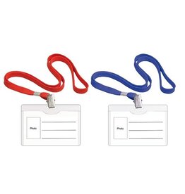 Forpus Forpus Badge koord 54x90mm transparent rood