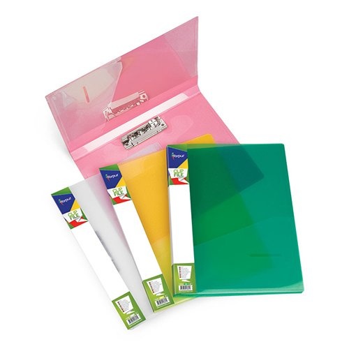 Forpus Forpus Klemmap A4 PP transparent geel