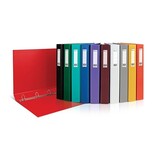 Forpus Forpus Ringband A4, 4 rings, 45mm, karton rood