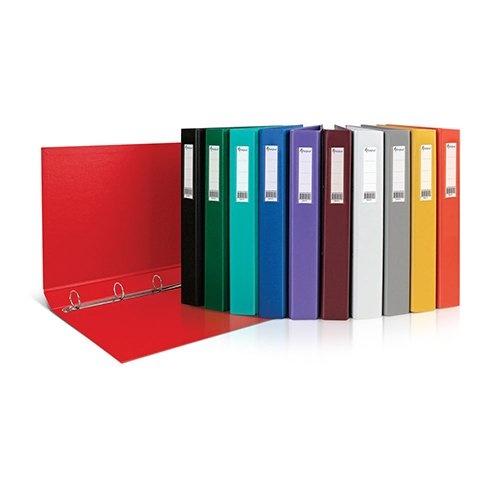 Forpus Forpus Ringband A4, 4 rings, 45mm, karton, rood wijn