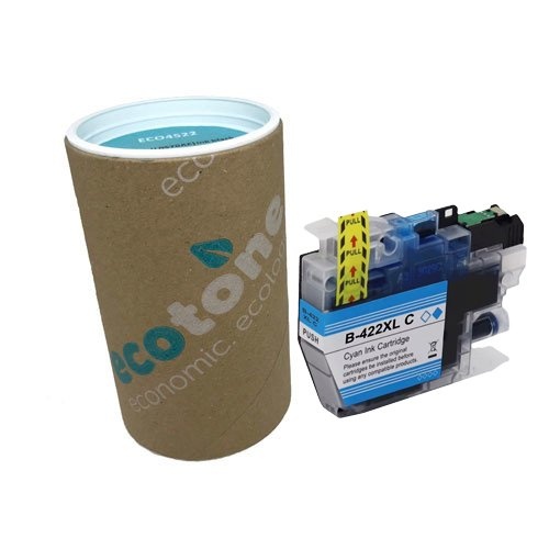 Ecotone Brother LC-422XLC ink cyan 19ml (Ecotone) CC