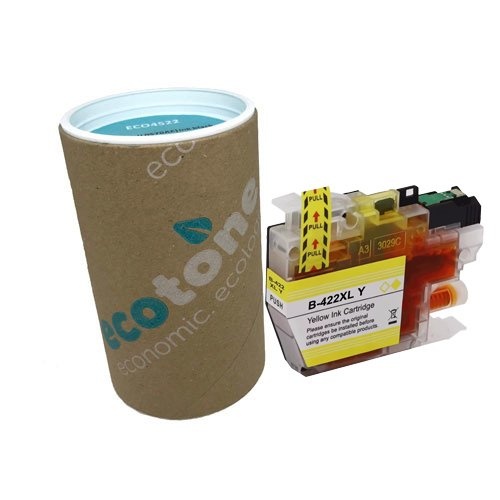 Ecotone Brother LC-422XLY ink yellow 19ml (Ecotone) CC