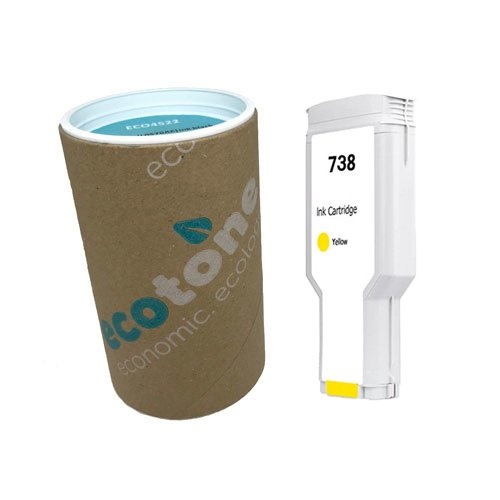 Ecotone Ecotone ink (replaces HP 738 498N7A) yellow 130ml CC