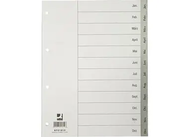 Maandelijkse tabbladen