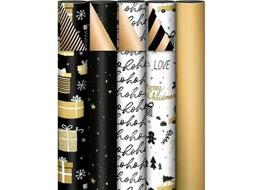 Geschenkpapier en linten