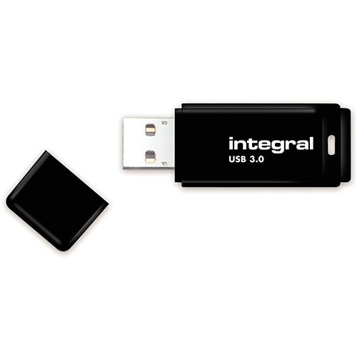 Integral Integral USB stick 3.0 Black, 256 GB, zwart