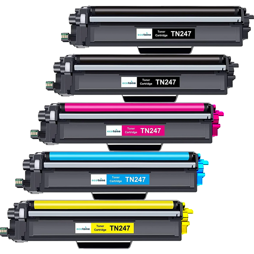 Brother Ecopack (Replaces Brother TN-247 toner) 2xBL + 1xCMY  - (BL 2x3000 Pages) (CMY 3x2300 Pages)