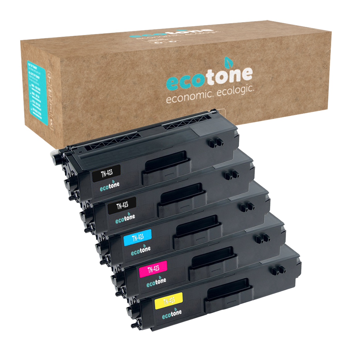 Brother Ecopack (Replaces Brother TN-423 toner) 2xBL + 1xCMY  - (BL 2x6500 Pages) (CMY 3x4000 Pages)