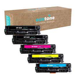 HP Ecopack (Replaces HP 312X/312A toner) 2xBL + 1xCMY