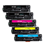 HP Ecopack (Replaces HP 312X/312A toner) 2xBL + 1xCMY  - (BL 2x4400 Pages) (CMY 3x2700 Pages)