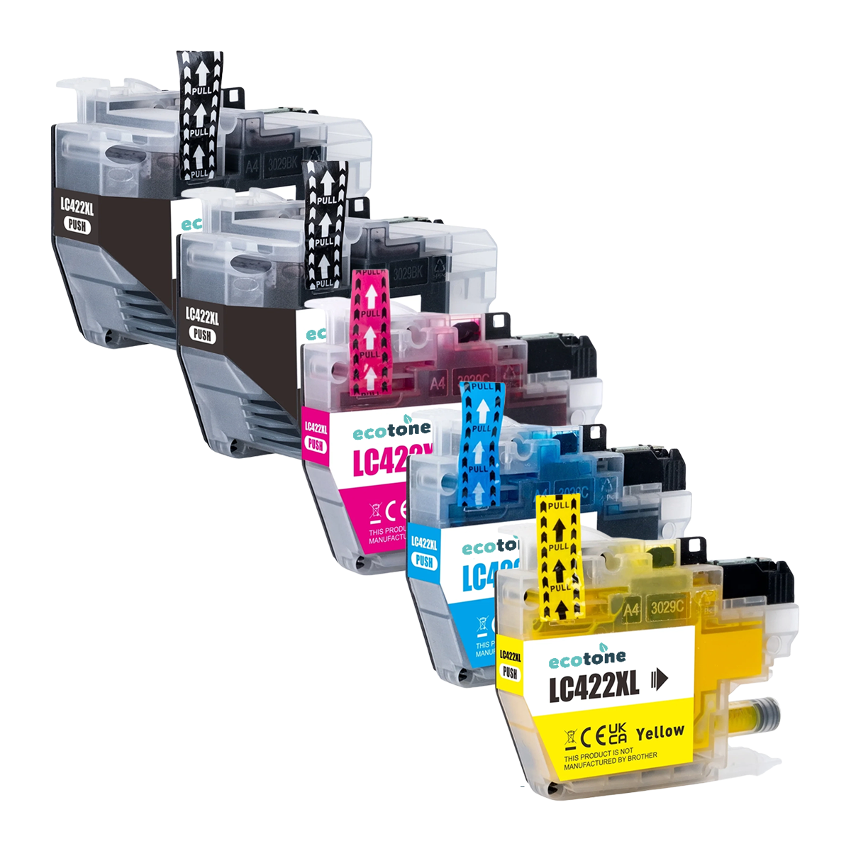 Brother Ecopack (Replaces Brother LC-422XL ink) 2xBL + 1xCMY  - (BL 2x69ml) (CMY 3x19ml)