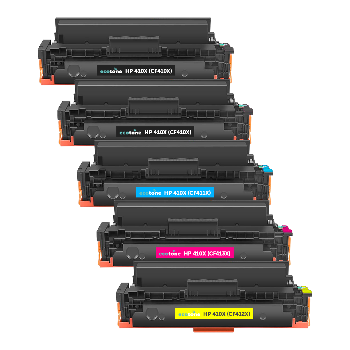 HP Ecopack (Replaces HP 410A toner) 2xBL + 1xCMY  - (BL 2x2300 Pages) (CMY 3x2300 Pages)