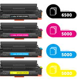 HP Ecopack (Replaces HP 410X toner) 2xBL + 1xCMY  - (BL 2x6500 Pages) (CMY 3x5000 Pages)