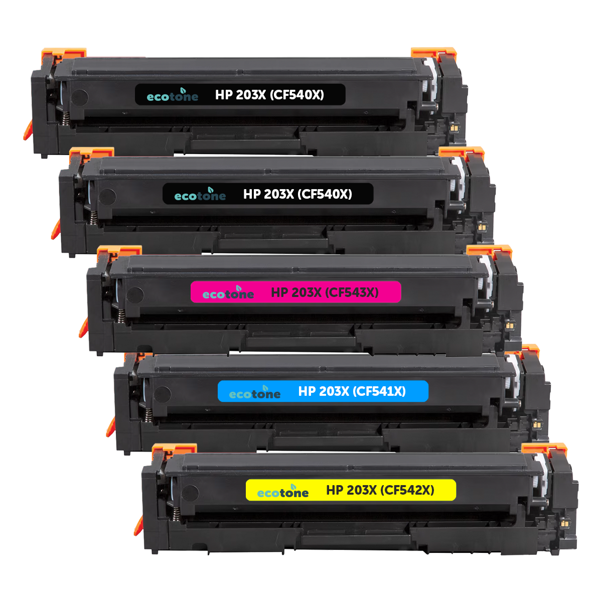 HP Ecopack (Replaces HP 203X toner) 2xBL + 1xCMY  - (BL 2x3200 Pages) (CMY 3x2500 Pages)