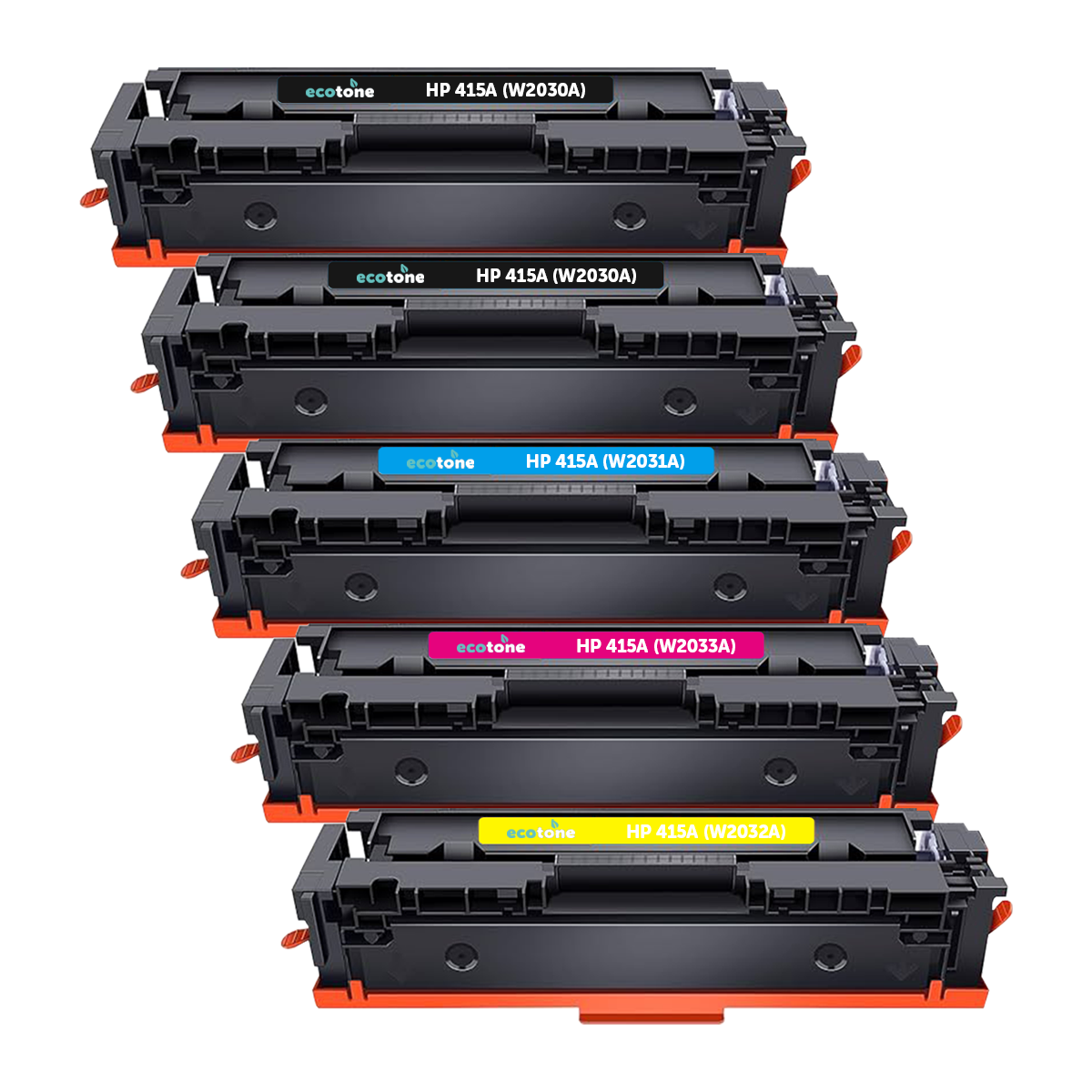 HP Ecopack (Replaces HP 415A toner) 2xBL + 1xCMY  - (BL 2x2400 Pages) (CMY 3x2100 Pages)