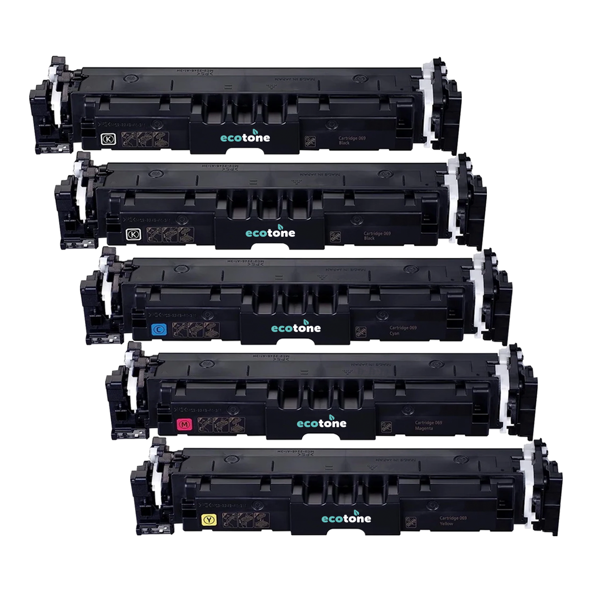 Canon Ecopack (Replaces Canon 069H toner) 2xBL + 1xCMY  - (BL 2x7600 Pages) (CMY 3x5500 Pages)