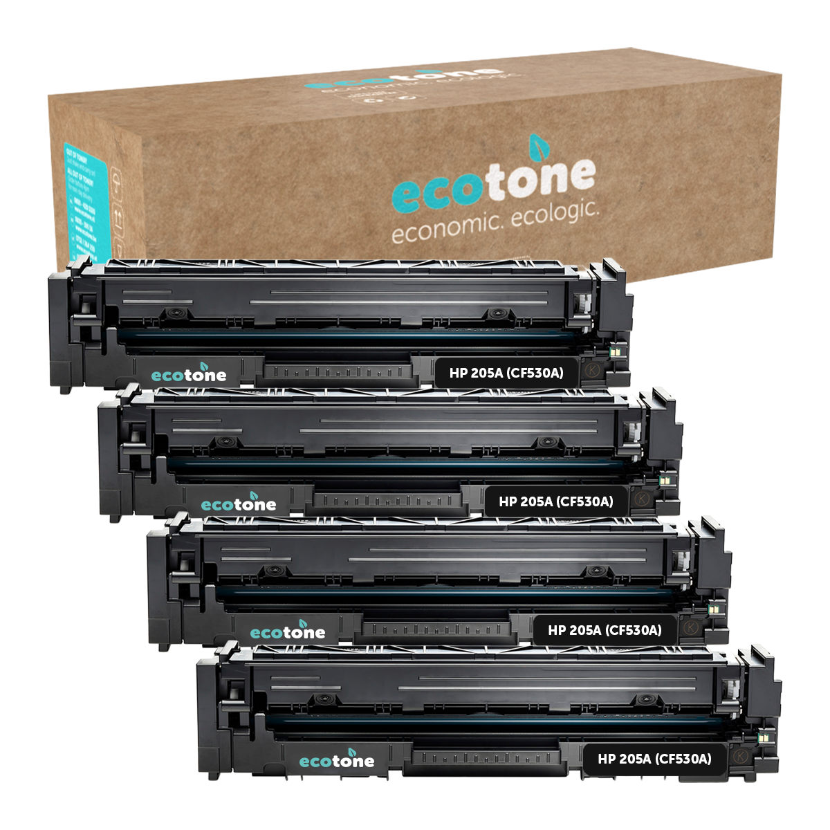 HP Ecopack (Replaces HP 205A CF530A toner) 4xBL - (BL 4x1100 Pages)