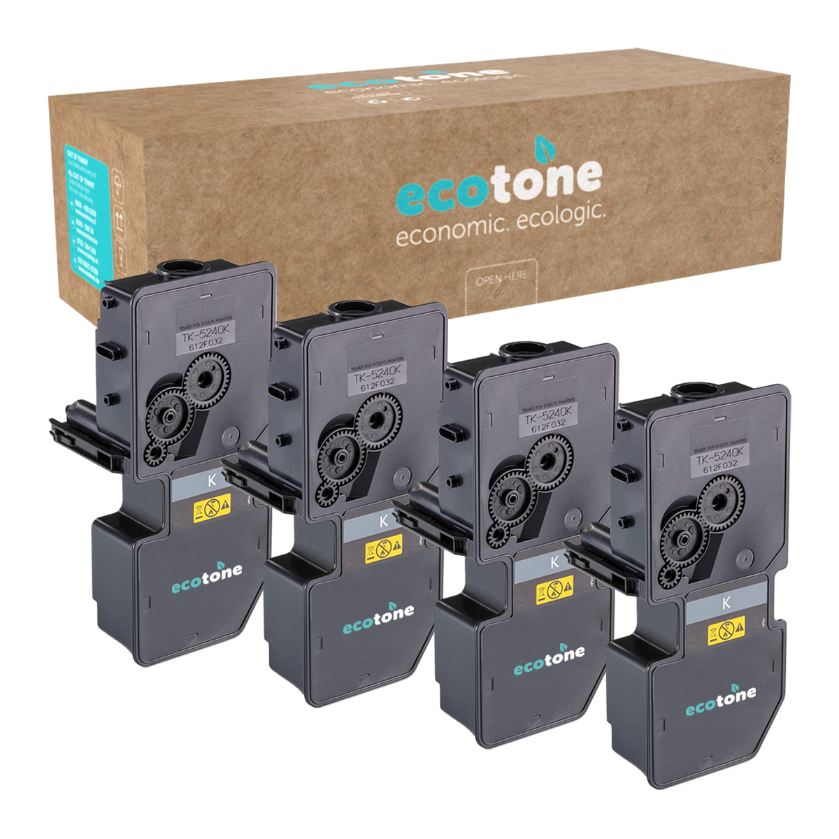 Kyocera Ecopack (Replaces Kyocera TK-5240K toner) 4xBL - (BL 4x4000 Pages)