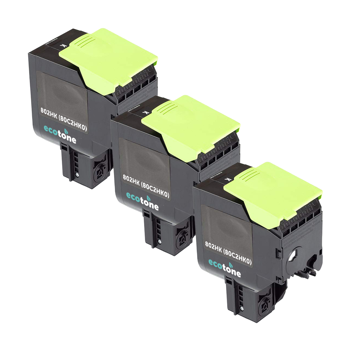 Lexmark Ecopack (Replaces Lexmark 802HK 80C2HK0 toner) 3xBL - (BL 3x4000 Pages)