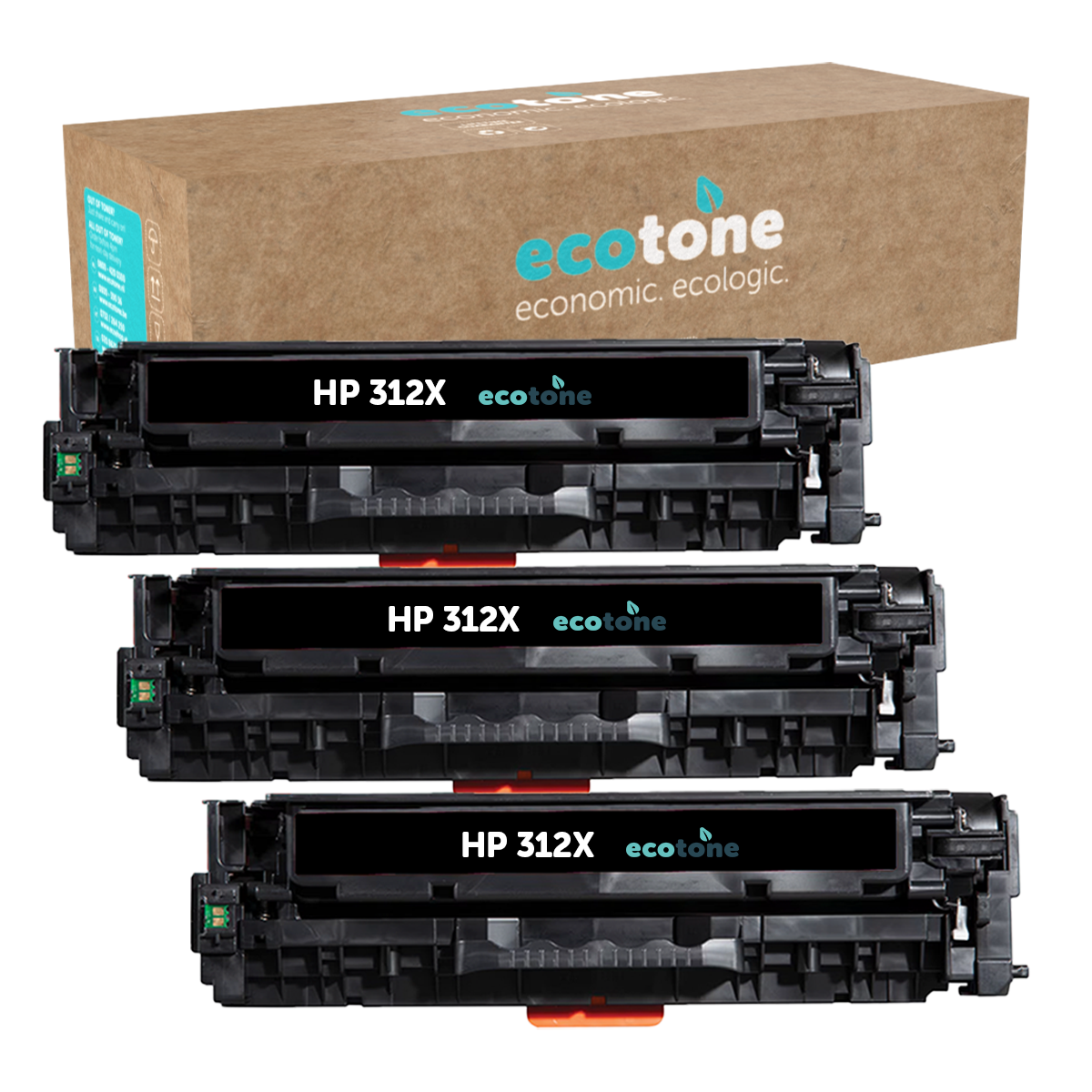 HP Ecopack (Replaces HP 312X CF380X toner) 3xBL - (BL 3x4400 Pages)